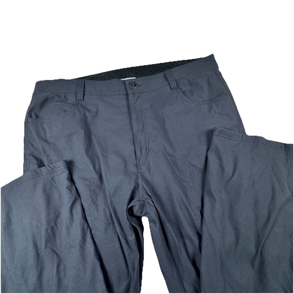 Orvis Fleece Lined Snow Pant Men 40x30 Black Hiking Pockets‎ Gorpcore Outdoors
